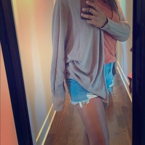 Waffle Knit Cardigan